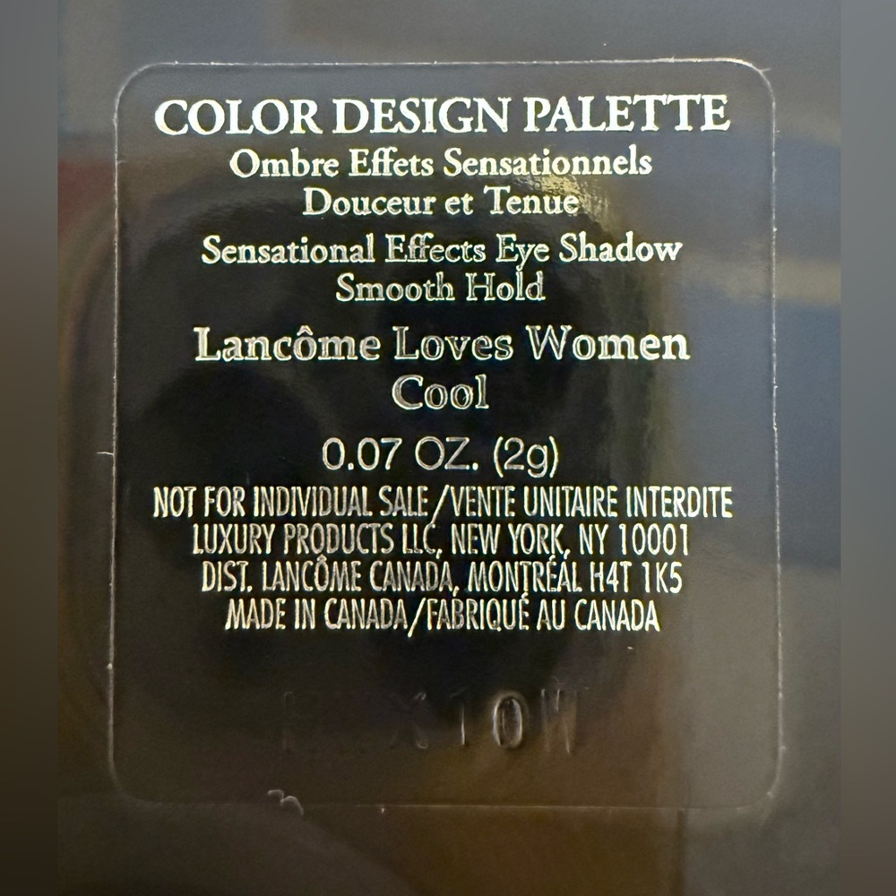 *NWOT* Lancôme Mini Eyeshadow Palettes (Lancôme Loves Women Cool & Be Audacious) - Picture 6 of 10